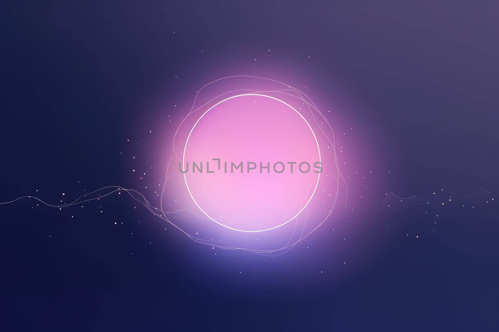 Futuristic technology background, Circle Geometric. Generative AI by itchaznong