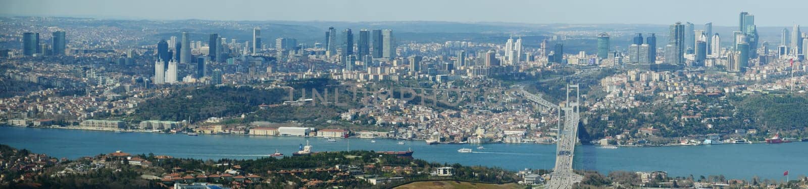 Bosphorus bridge in Istanbul, Turkey,