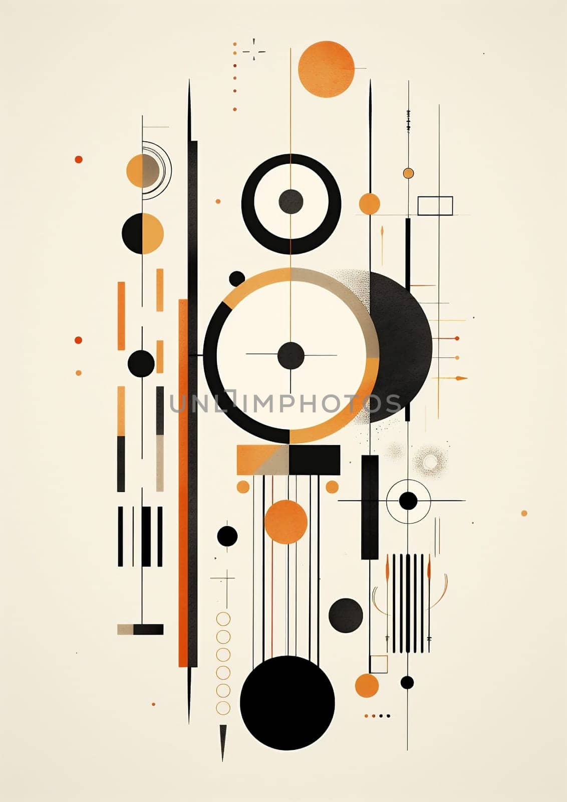 Pattern modern circle graphic background shapes geometric illustration design abstraction by Vichizh