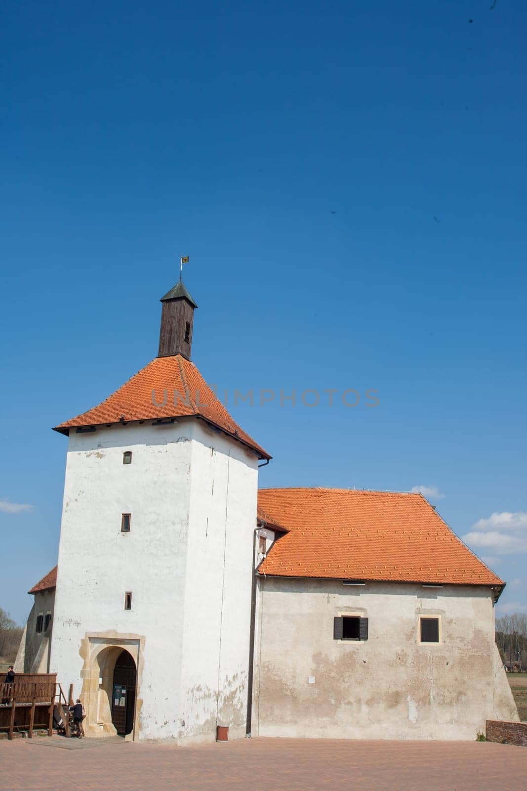 DURDEVEC/CROATIA - 2022-03-27: Old town Durdevac, a hidden gem nestled in the heart of Croatia. This fortification was built in the late 15th century as a fortress to protect against Ottoman attacks