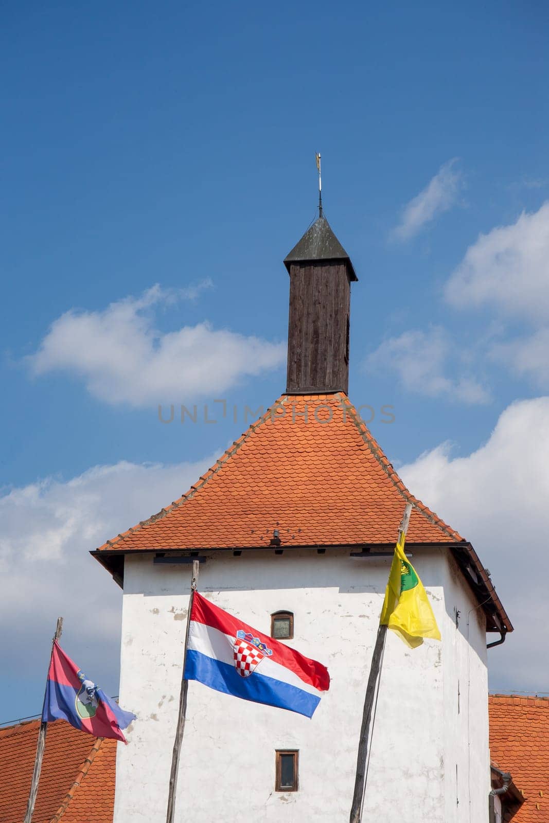 DURDEVEC/CROATIA - 2022-03-27: Old town Durdevac, a hidden gem nestled in the heart of Croatia. This fortification was built in the late 15th century as a fortress to protect against Ottoman attacks