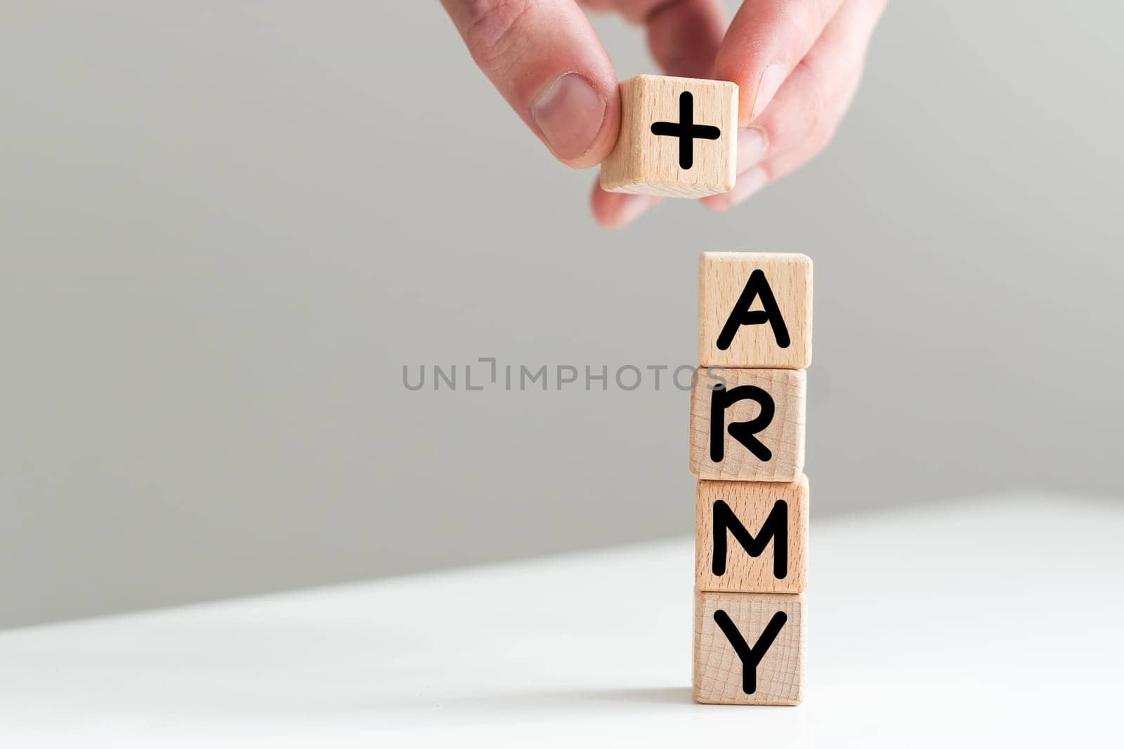 dot army - internet domain for army. High quality photo