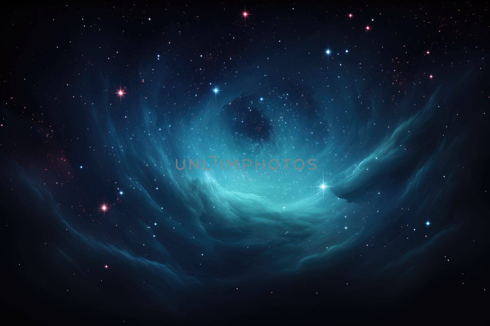 Galaxy Space. cosmos and star background. Generative AI by itchaznong