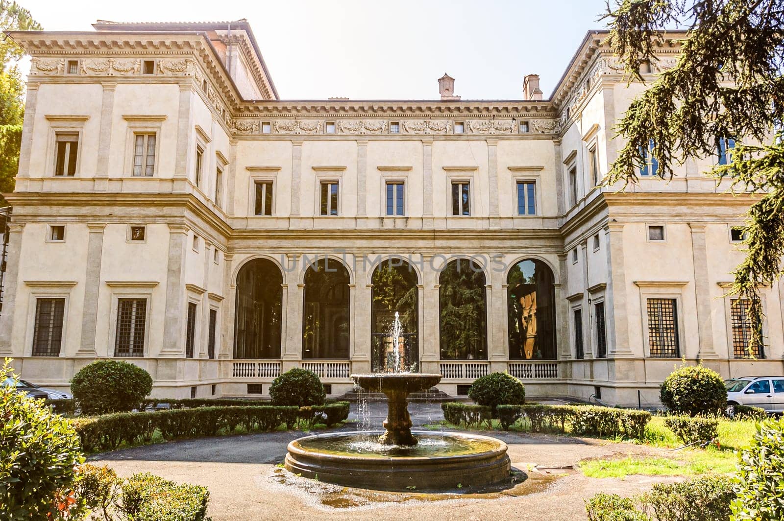 Rome, Italy, August 27, 2008: Villa Farnesina. Main facade by ivanmoreno