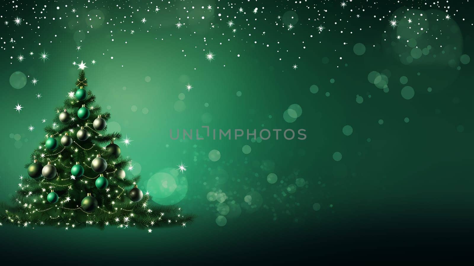 Christmas background with Christmas tree. Christmas cards.