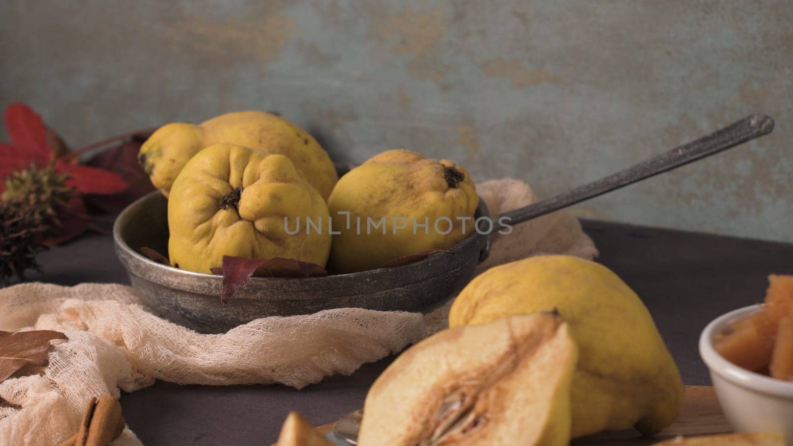 Quince fruits and marmalade by homydesign