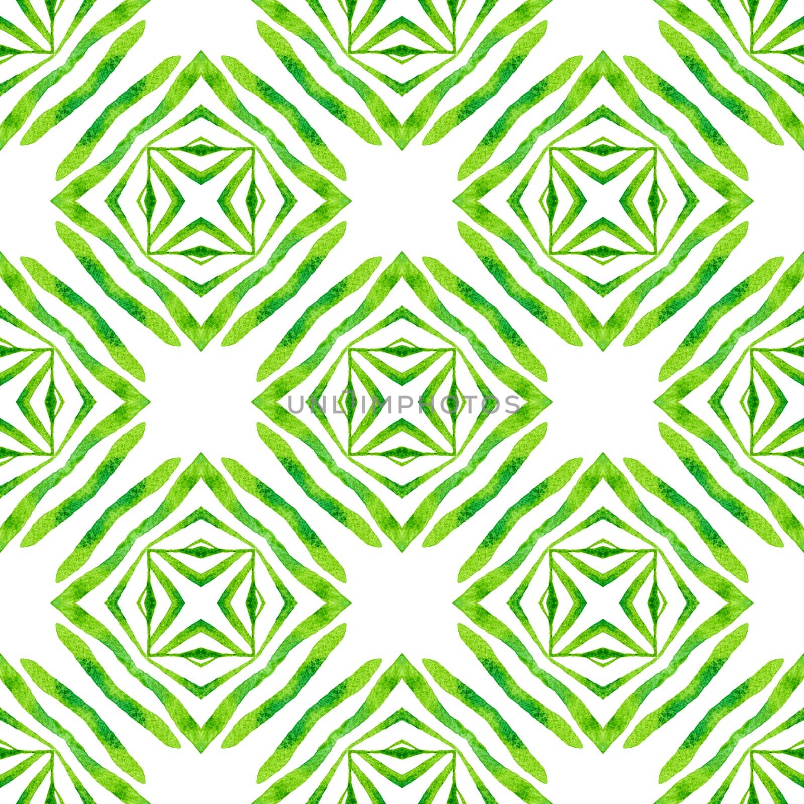 Tropical seamless pattern. Green elegant boho by beginagain