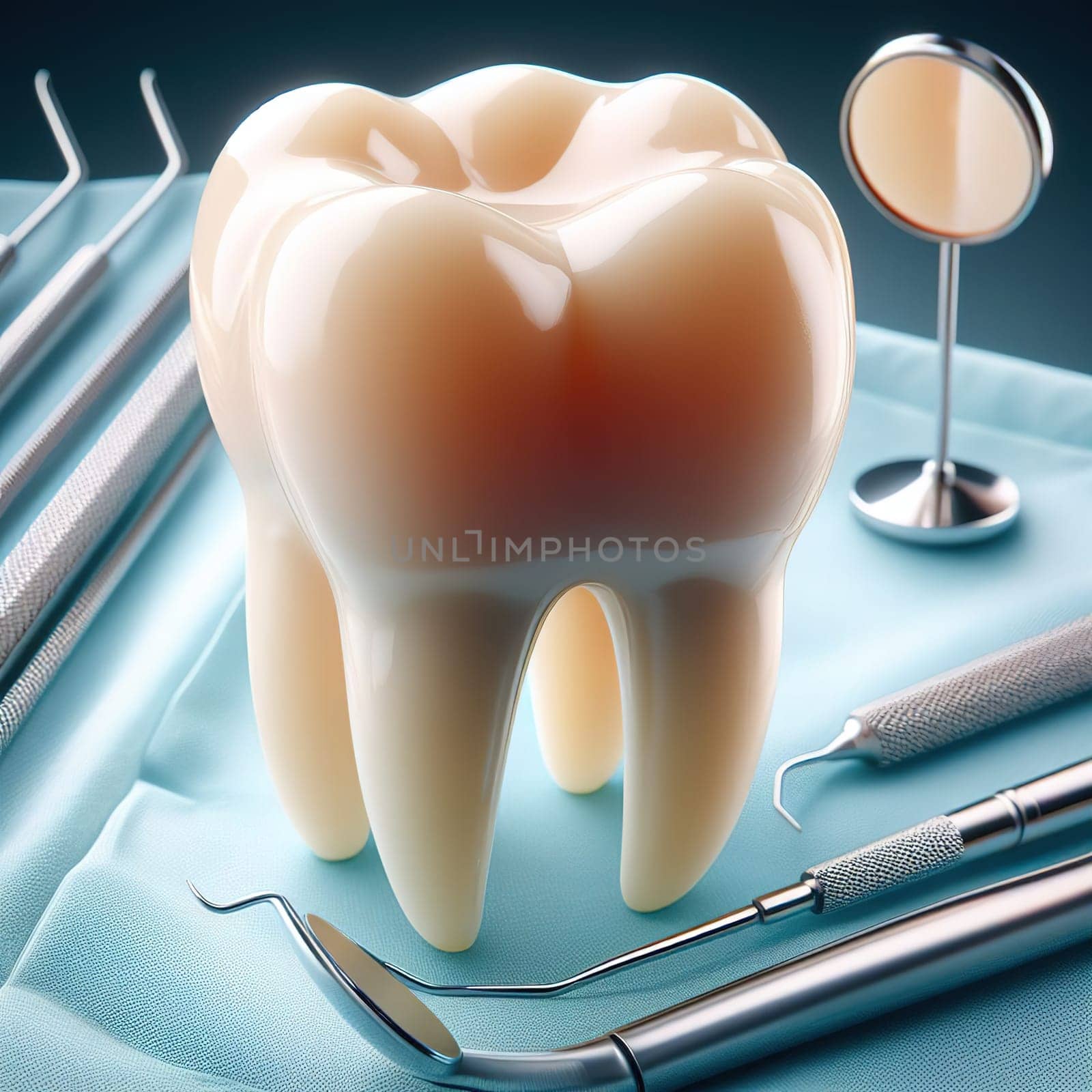 Illustration about healthy teeth. Generative AI High quality illustration