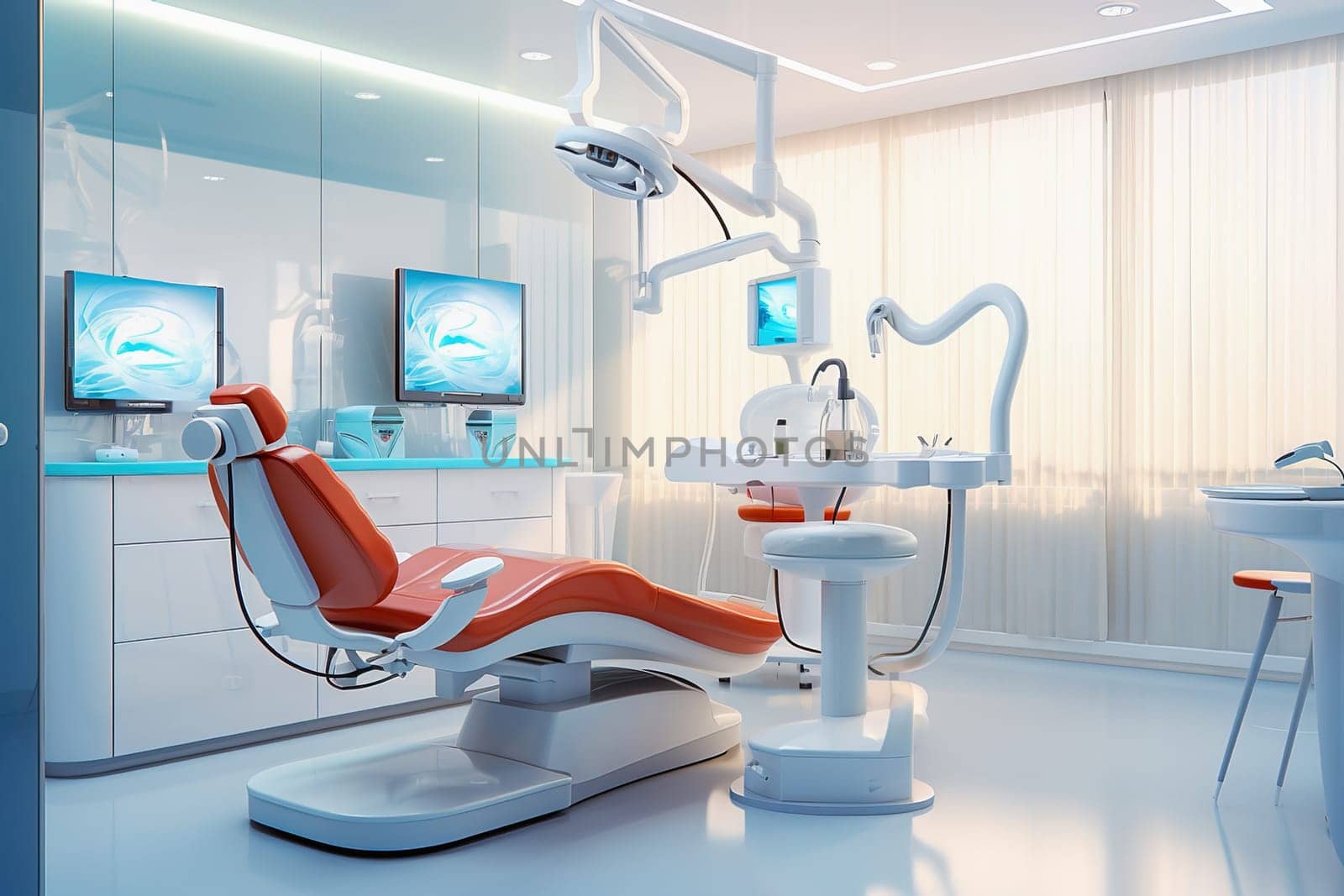 Modern interior of a dental office. by Yurich32