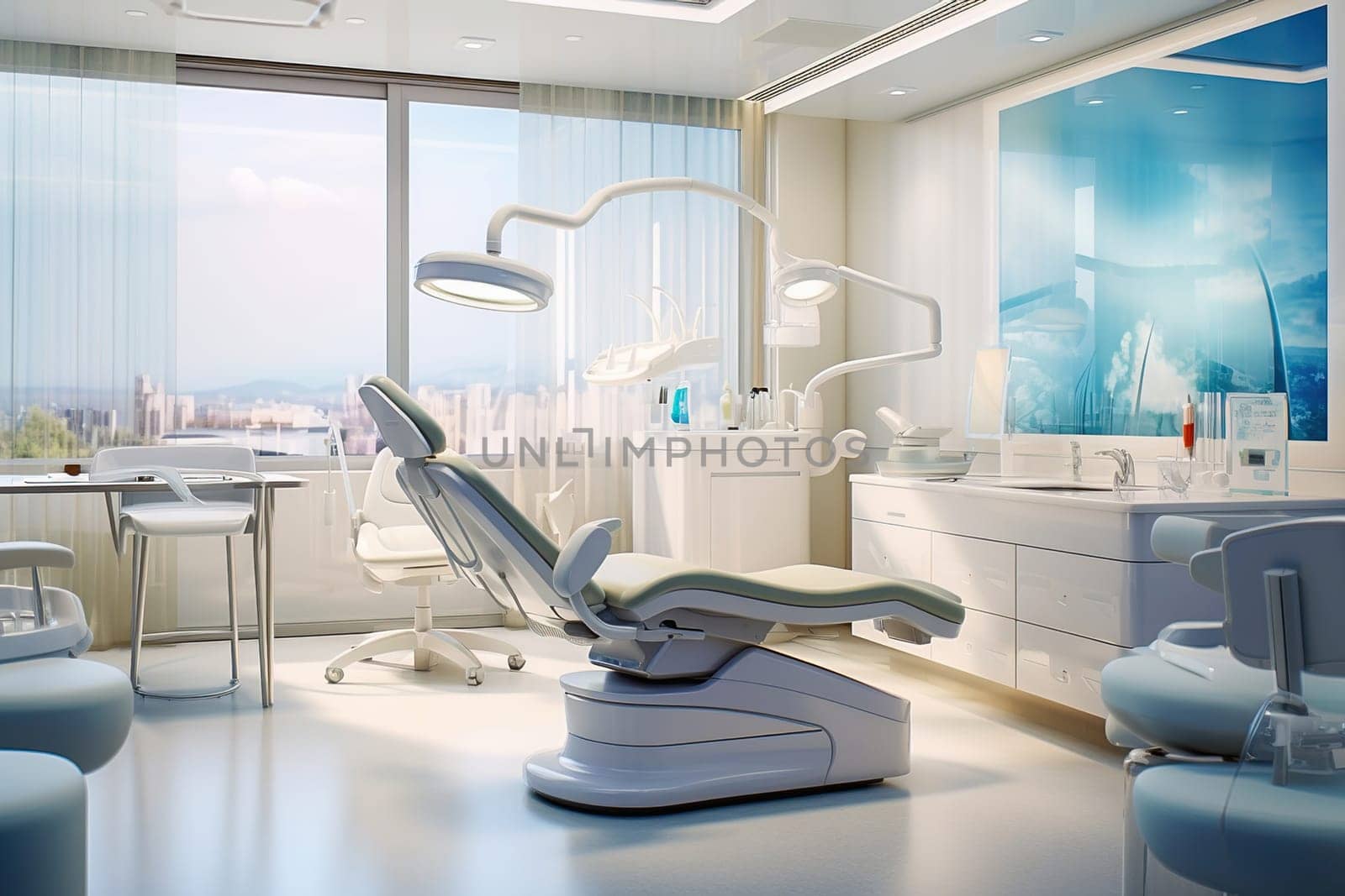 Modern interior of a dental office. by Yurich32