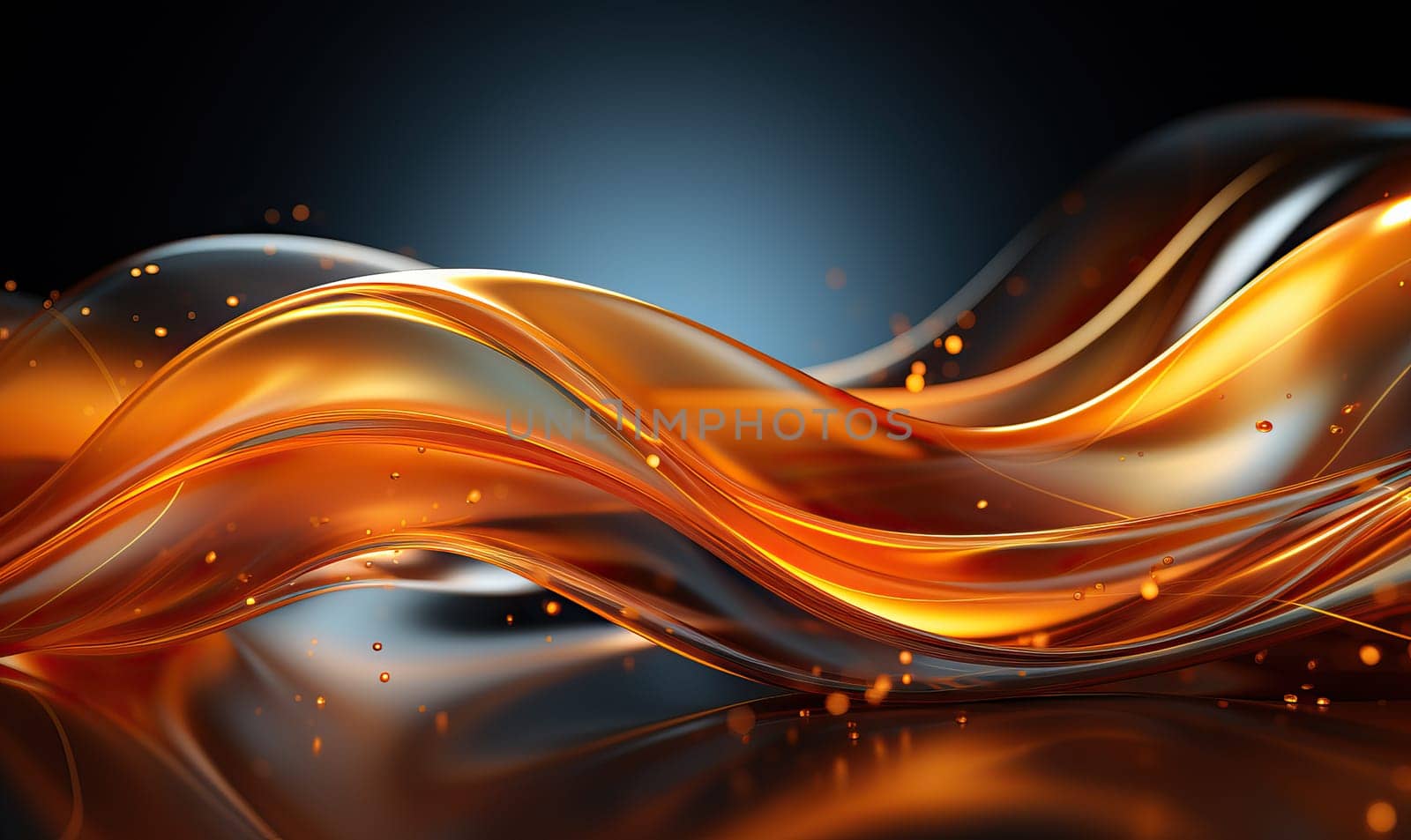 Creative of shiny elegant gold color and luxury wave elements with shiny lines on abstract background.