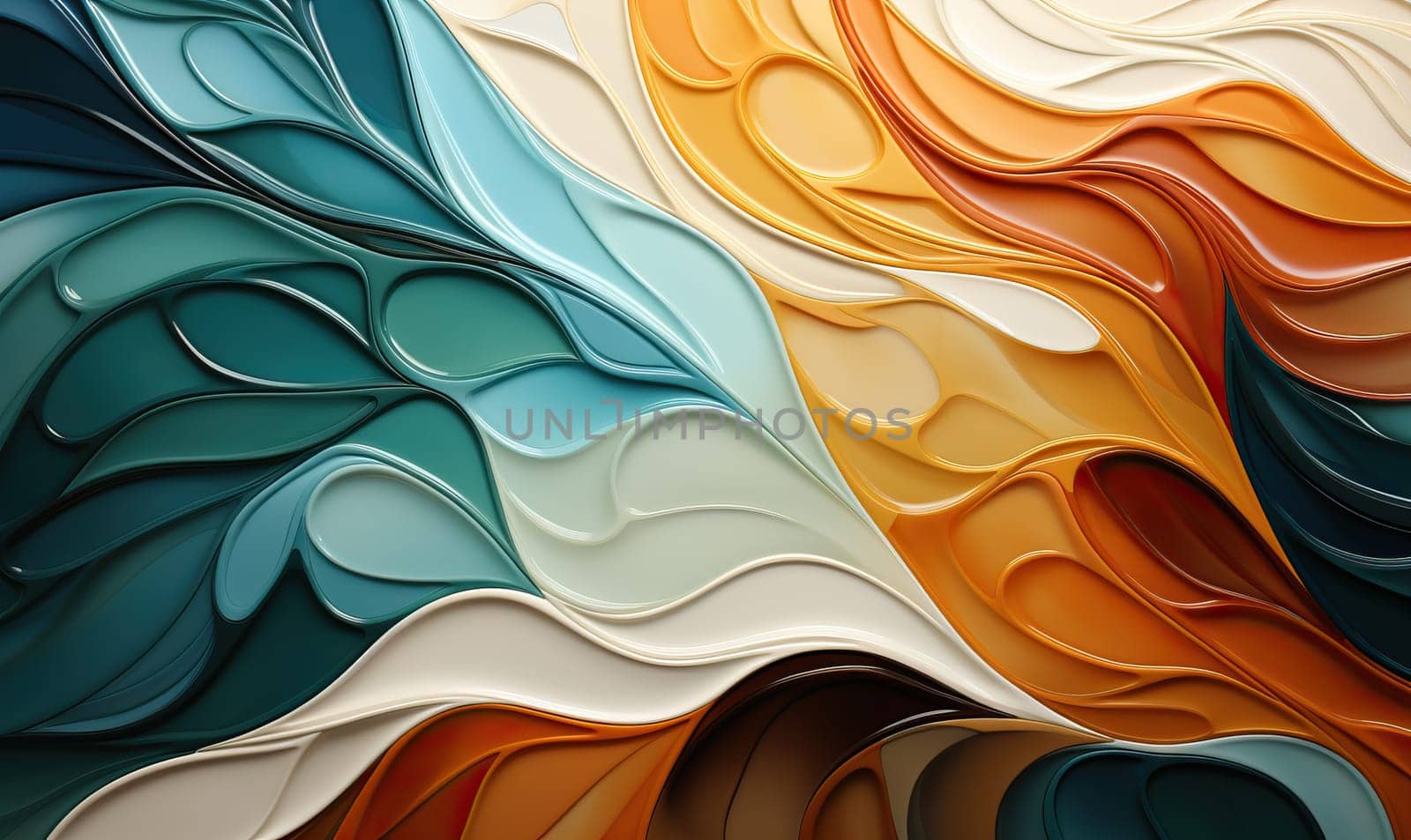 Creative of shiny elegant colorful and luxury wave elements with shiny lines on abstract background.