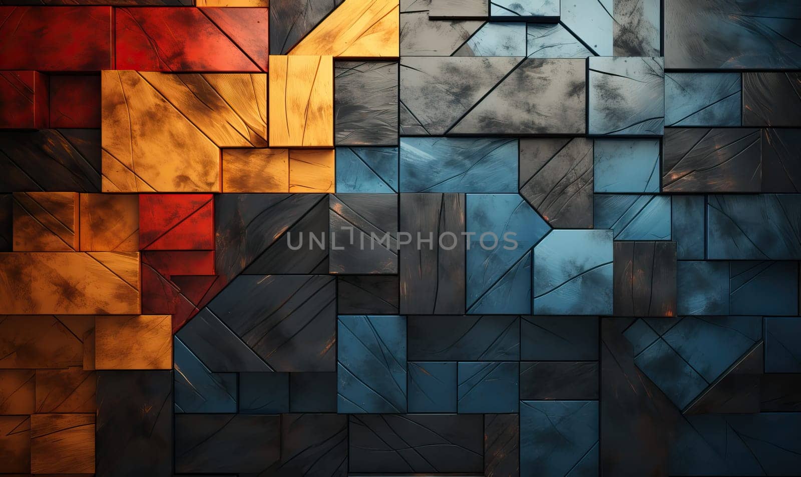 Abstract stone texture background in colorful color. by Fischeron