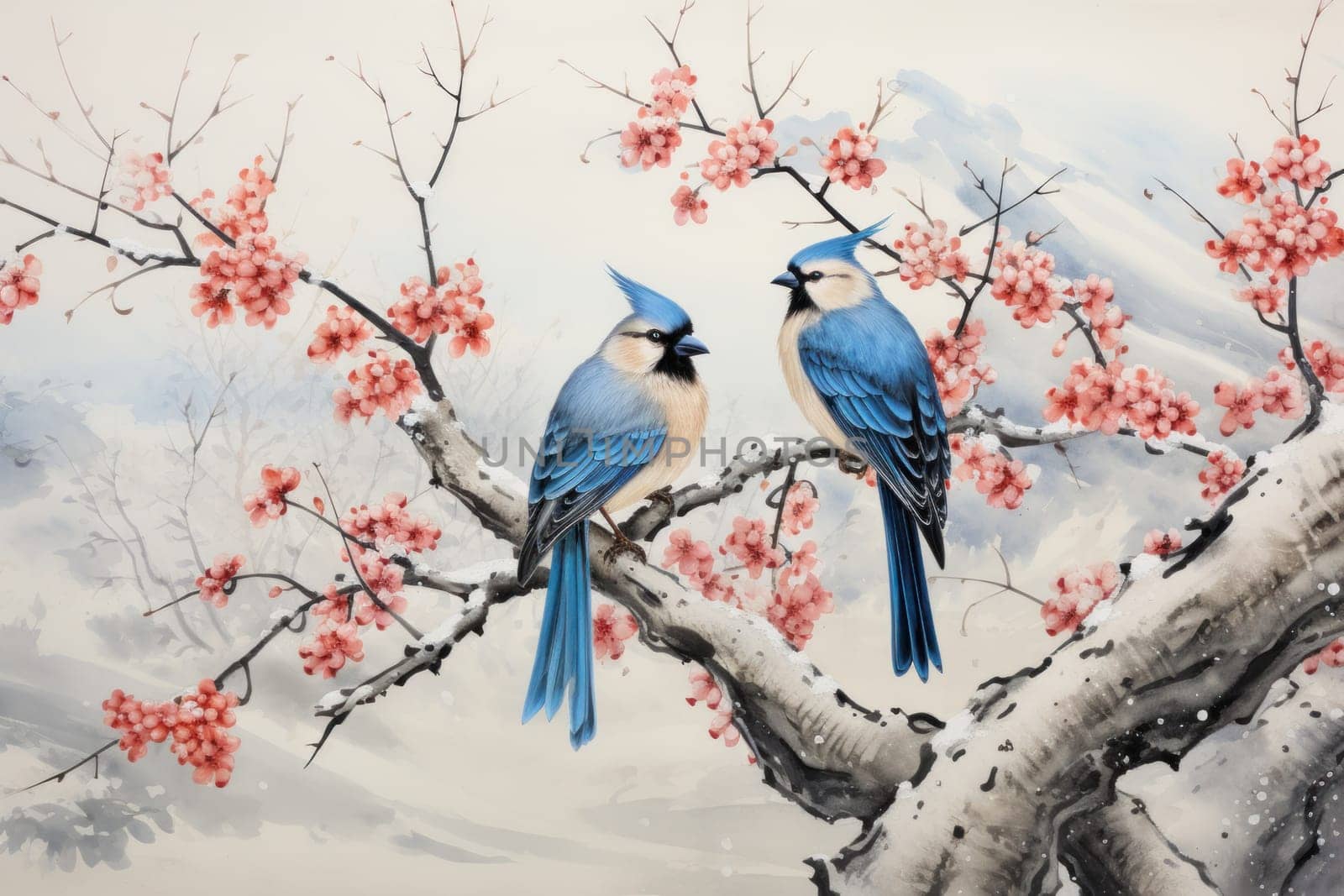 A stunning portrayal of winter's avian beauty, showcasing the artful photography of birds like cardinals, chickadees, and blue jays set against the pristine canvas of snow.