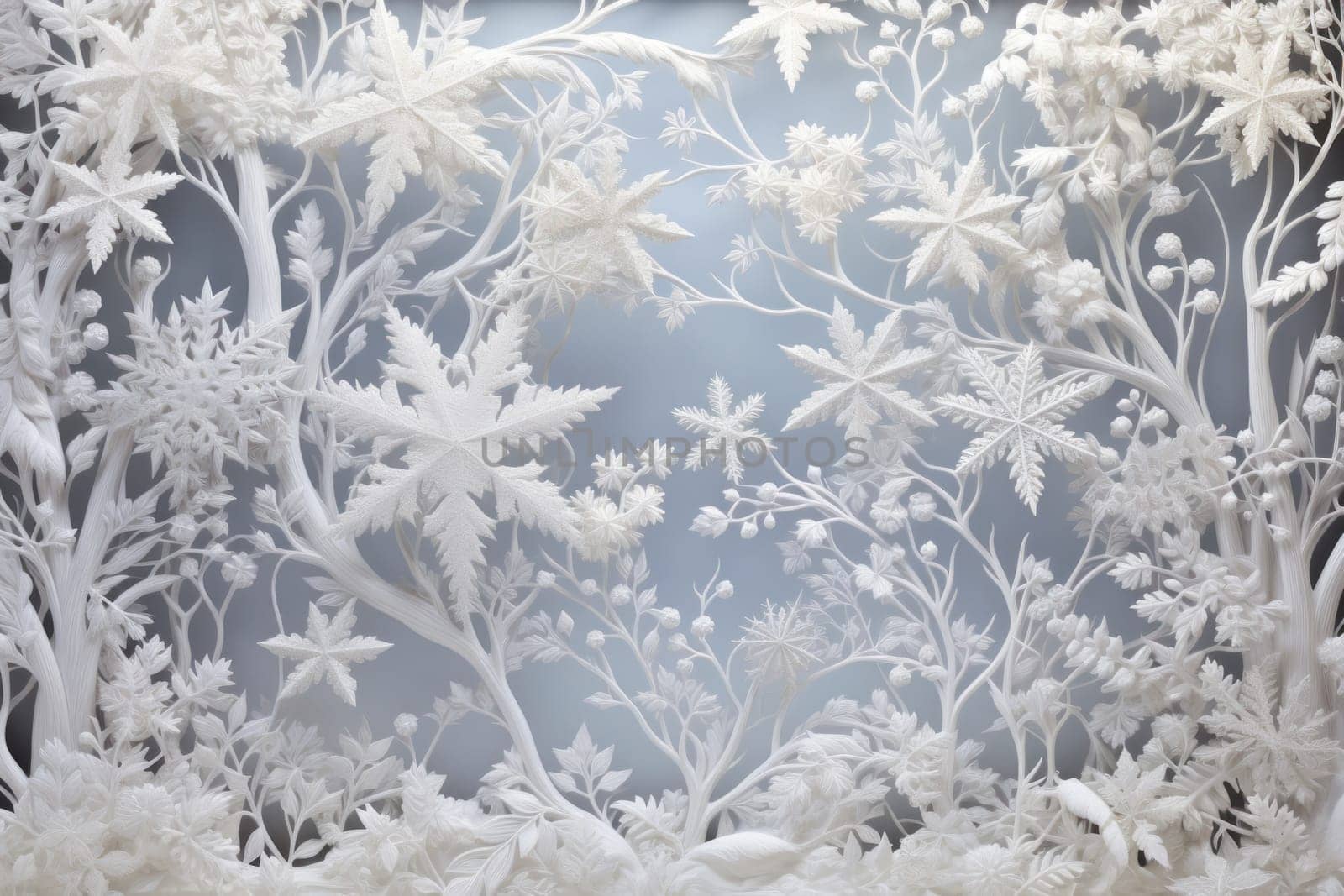 A mesmerizing exploration of winter's artistic side, unveiling captivating abstract patterns etched in the delicate intricacies of snow and frost on various surfaces.
