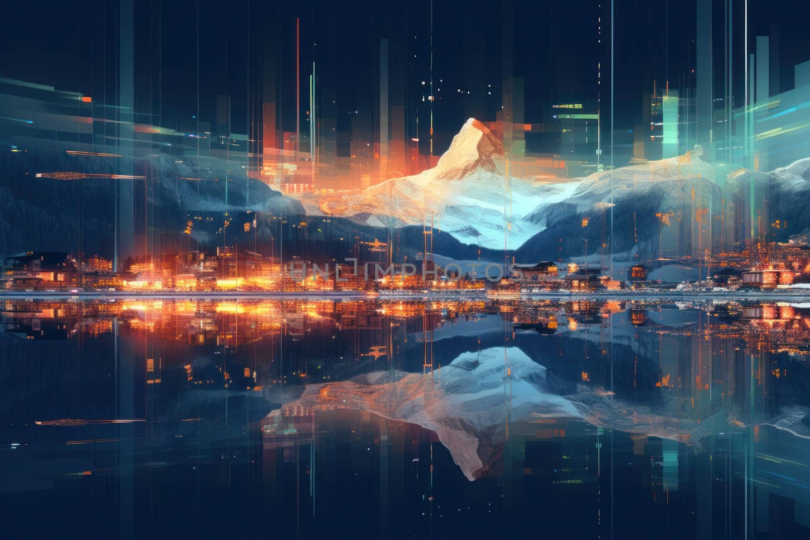 A dynamic portrayal of the winter wonderland at ski resorts, capturing the exhilaration and scenic beauty.