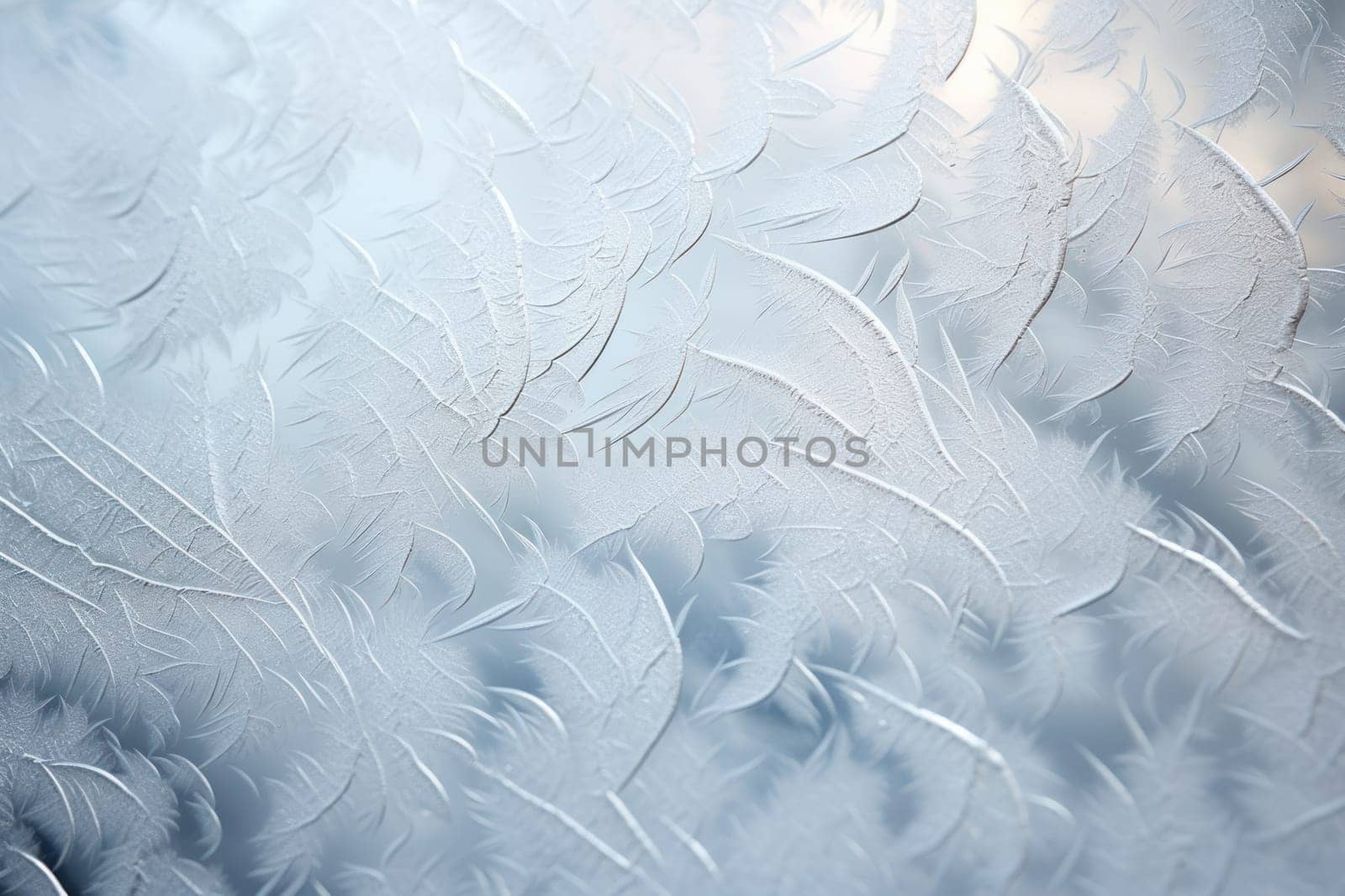 A mesmerizing exploration of winter's artistic side, unveiling captivating abstract patterns etched in the delicate intricacies of snow and frost on various surfaces.