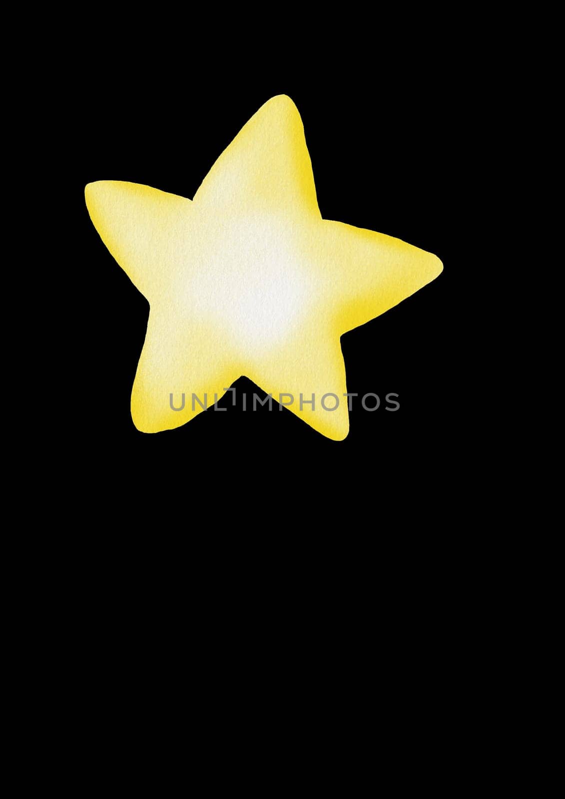 cartoon star illustration. cute star for stickers posters banners cards. High quality photo