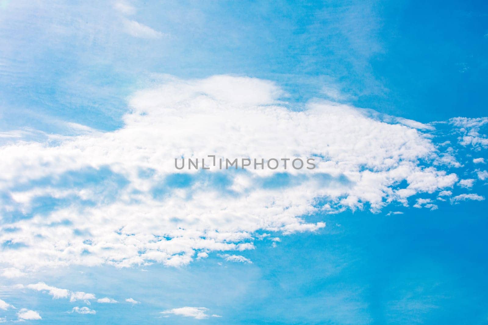 Summer blue sky cloud light gradient white background by Ciorba