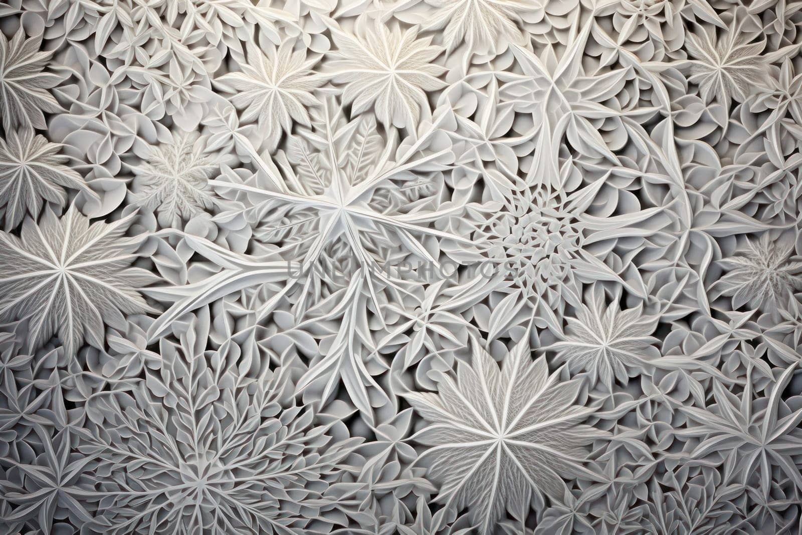 A mesmerizing exploration of winter's artistic side, unveiling captivating abstract patterns etched in the delicate intricacies of snow and frost on various surfaces.