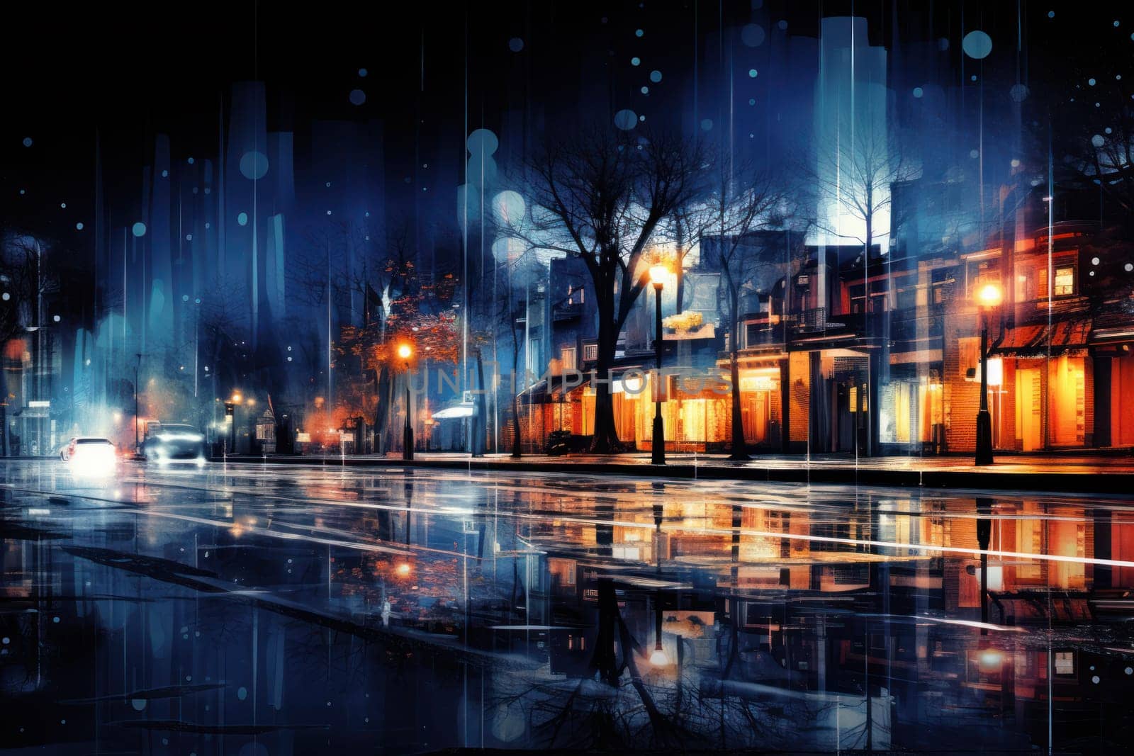 An enchanting portrayal of the holiday season, featuring the dazzling brilliance of Christmas lights, ornaments, and festive adornments that transform towns and neighborhoods into magical wonderlands.
