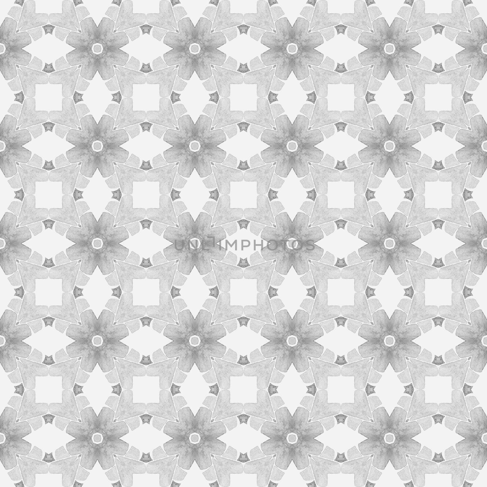 Mosaic seamless pattern. Black and white sublime by beginagain