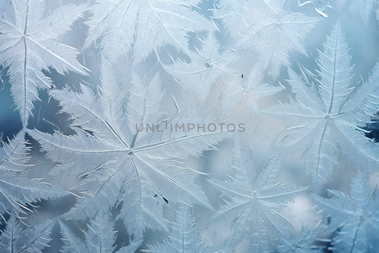 A mesmerizing exploration of winter's artistic side, unveiling captivating abstract patterns etched in the delicate intricacies of snow and frost on various surfaces.