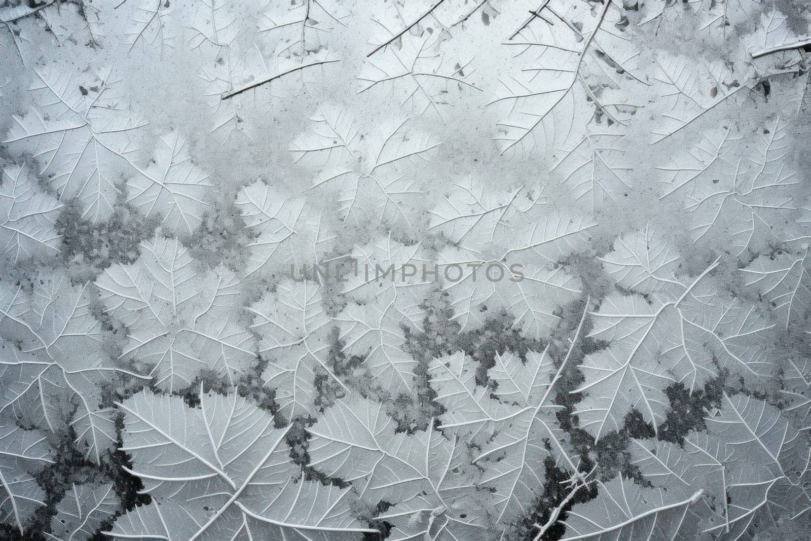 A mesmerizing exploration of winter's artistic side, unveiling captivating abstract patterns etched in the delicate intricacies of snow and frost on various surfaces.