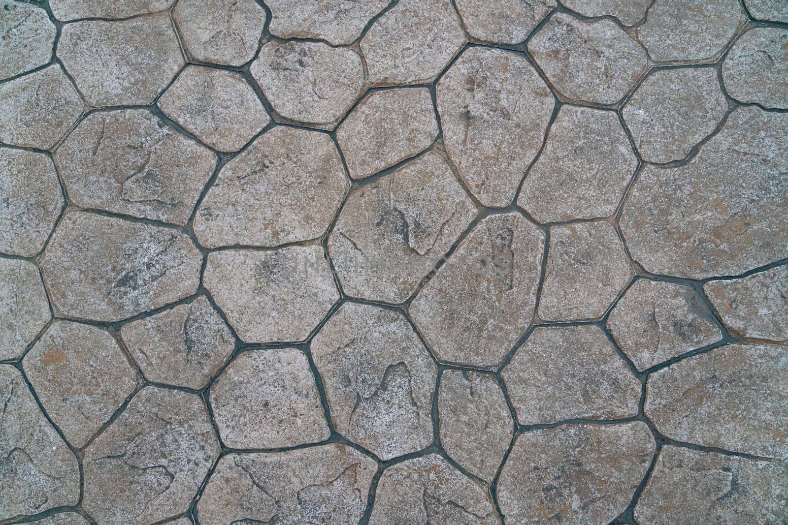stonework with paving stones as a background by roman112007