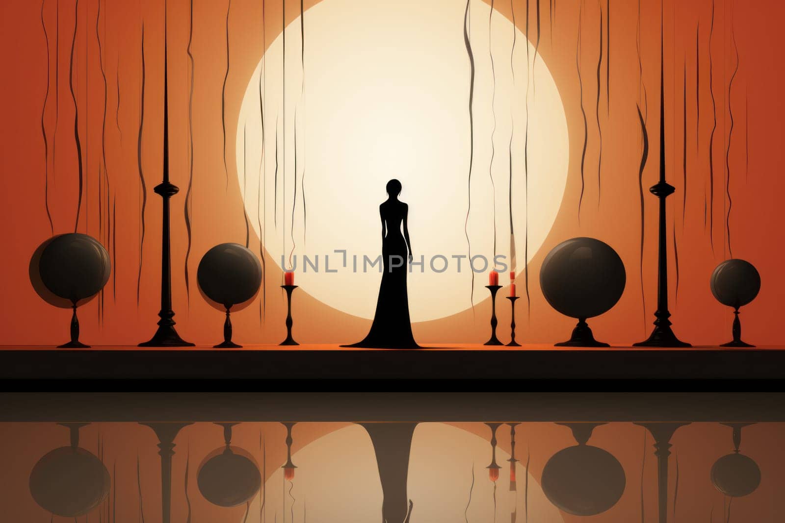 A mesmerizing portrayal of enchanted shadow mirrors, each reflecting tantalizing glimpses of parallel realms and alternate versions of oneself.