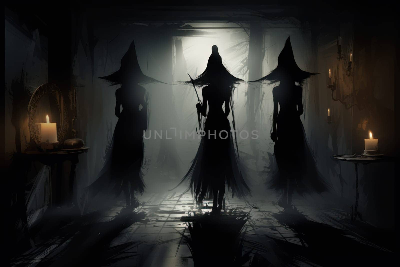 A mesmerizing portrayal of enchanted shadow mirrors, each reflecting tantalizing glimpses of parallel realms and alternate versions of oneself.