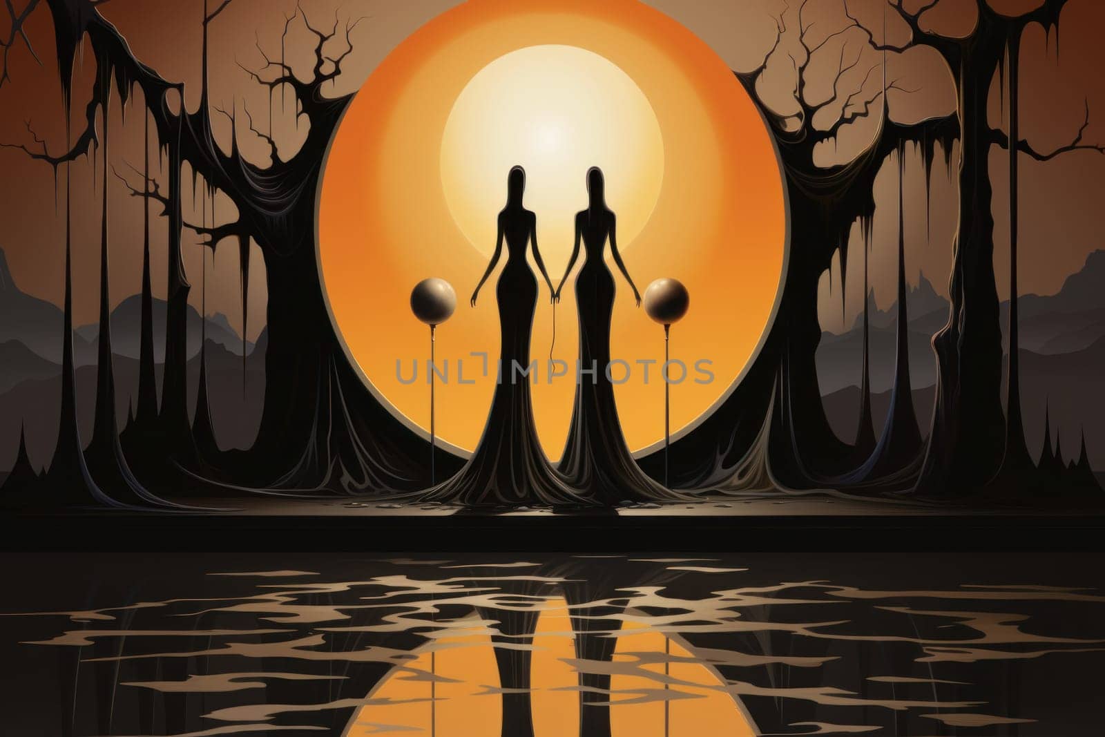 A mesmerizing portrayal of enchanted shadow mirrors, each reflecting tantalizing glimpses of parallel realms and alternate versions of oneself.