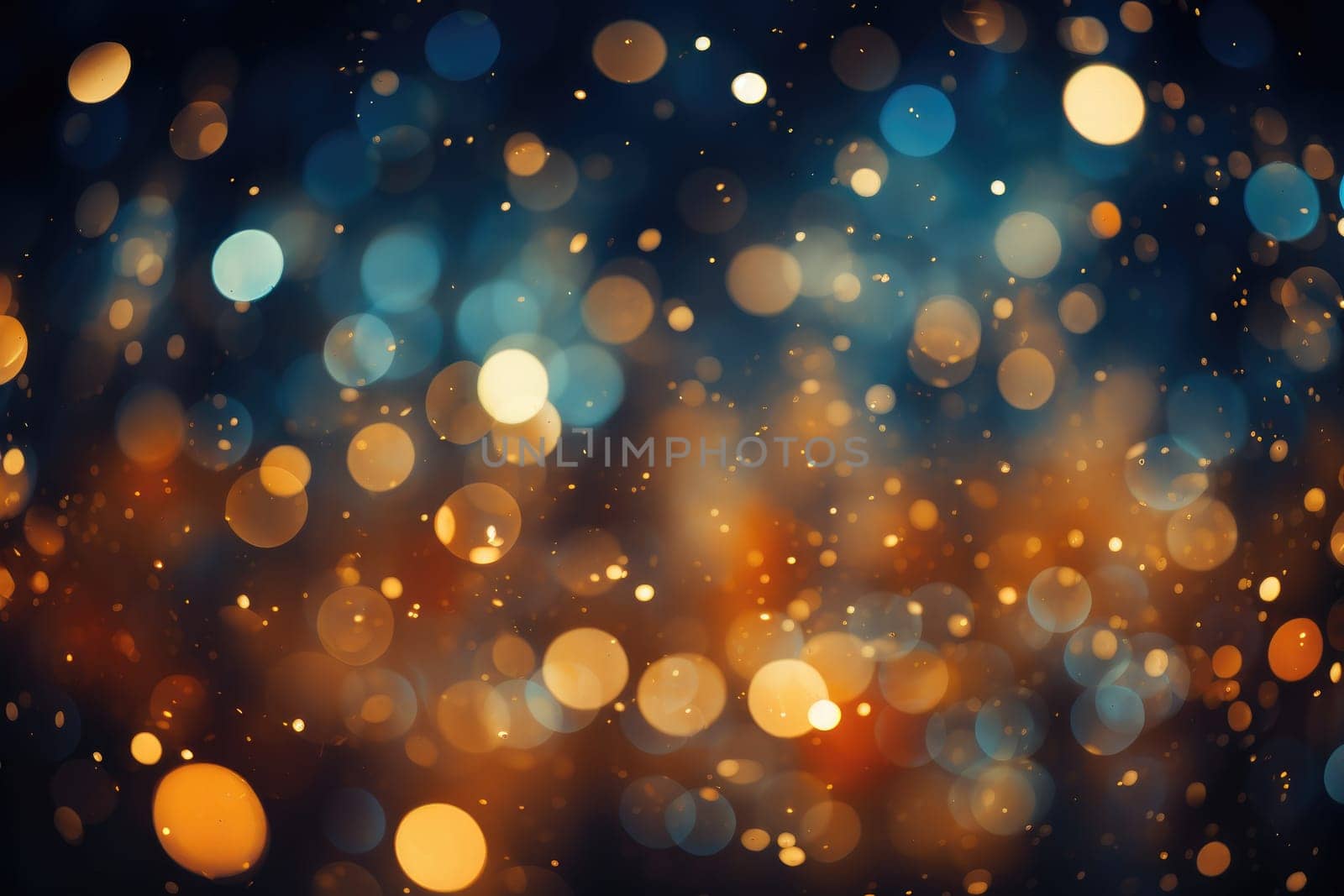 Abstract of christmas with glitter background. de focus. Generative AI by itchaznong