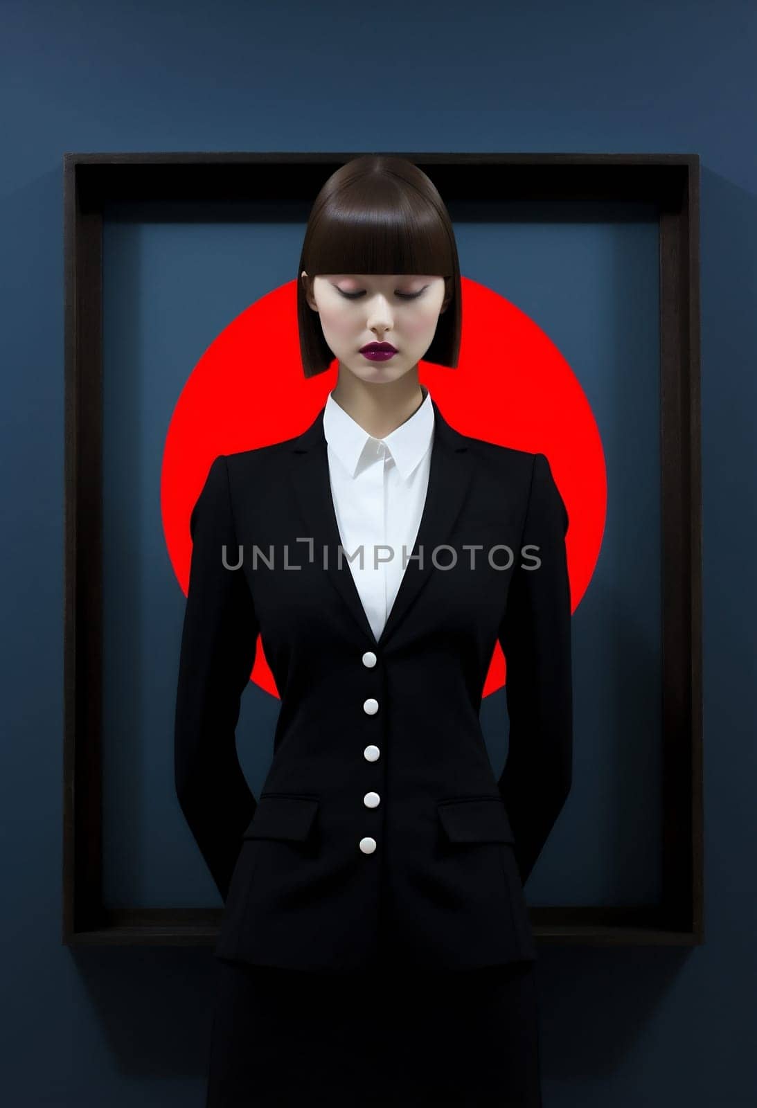 Beauty lady adult worker professional female corporate person executive businesswoman women young suit chinese asian confident pretty attractive office business portrait