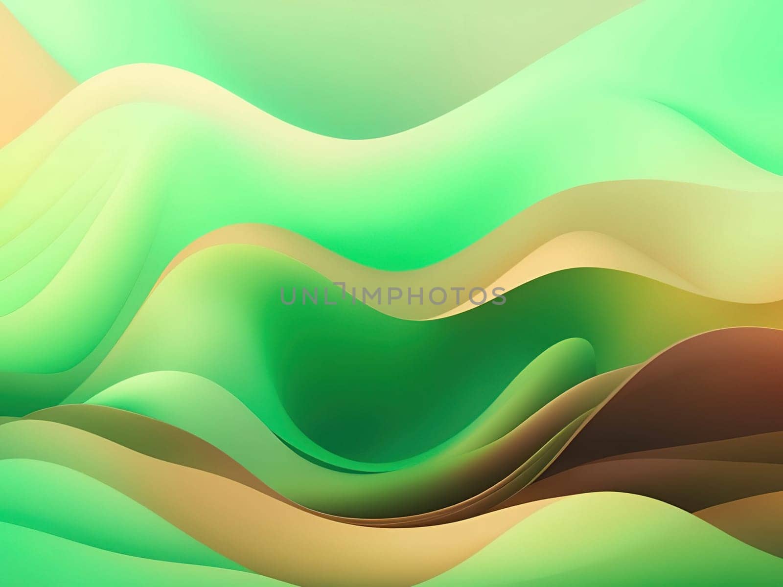 Abstract wavy background. 3d rendering, 3d illustration.abstract background with smooth lines by yilmazsavaskandag