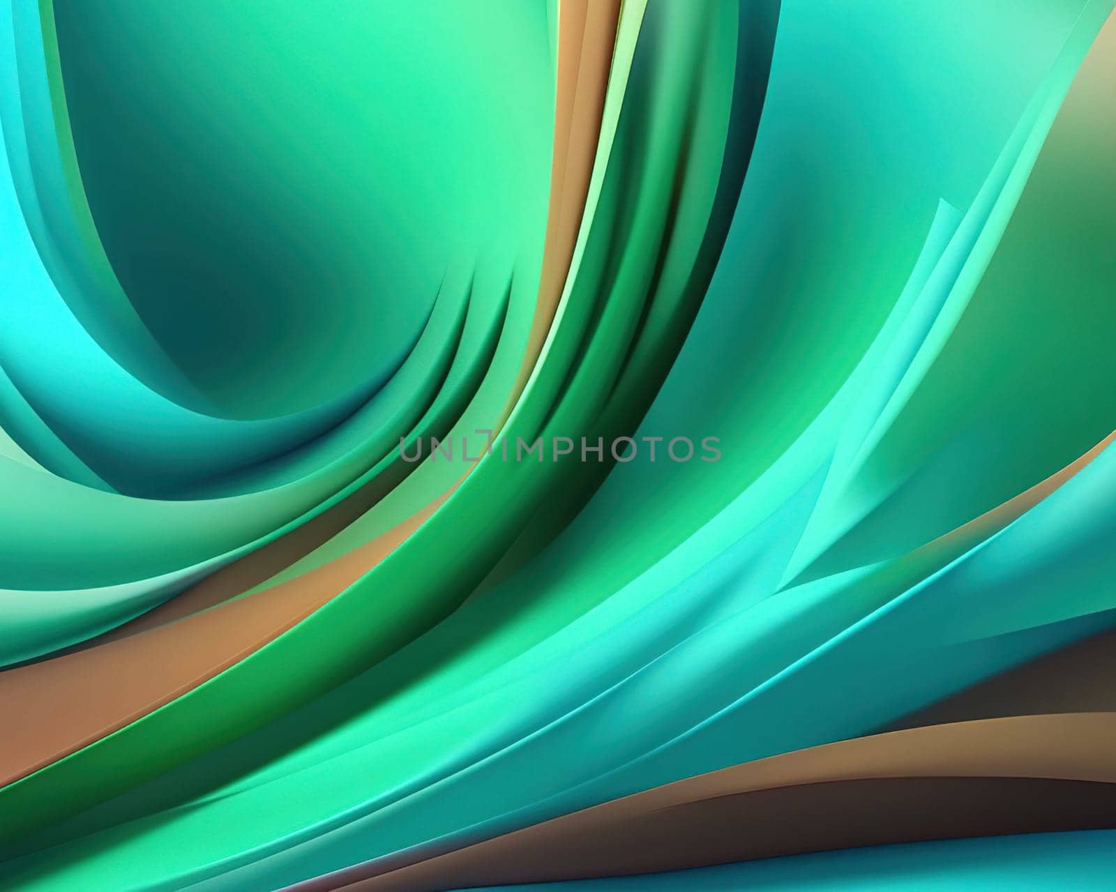 3d rendering of abstract wavy background. by yilmazsavaskandag