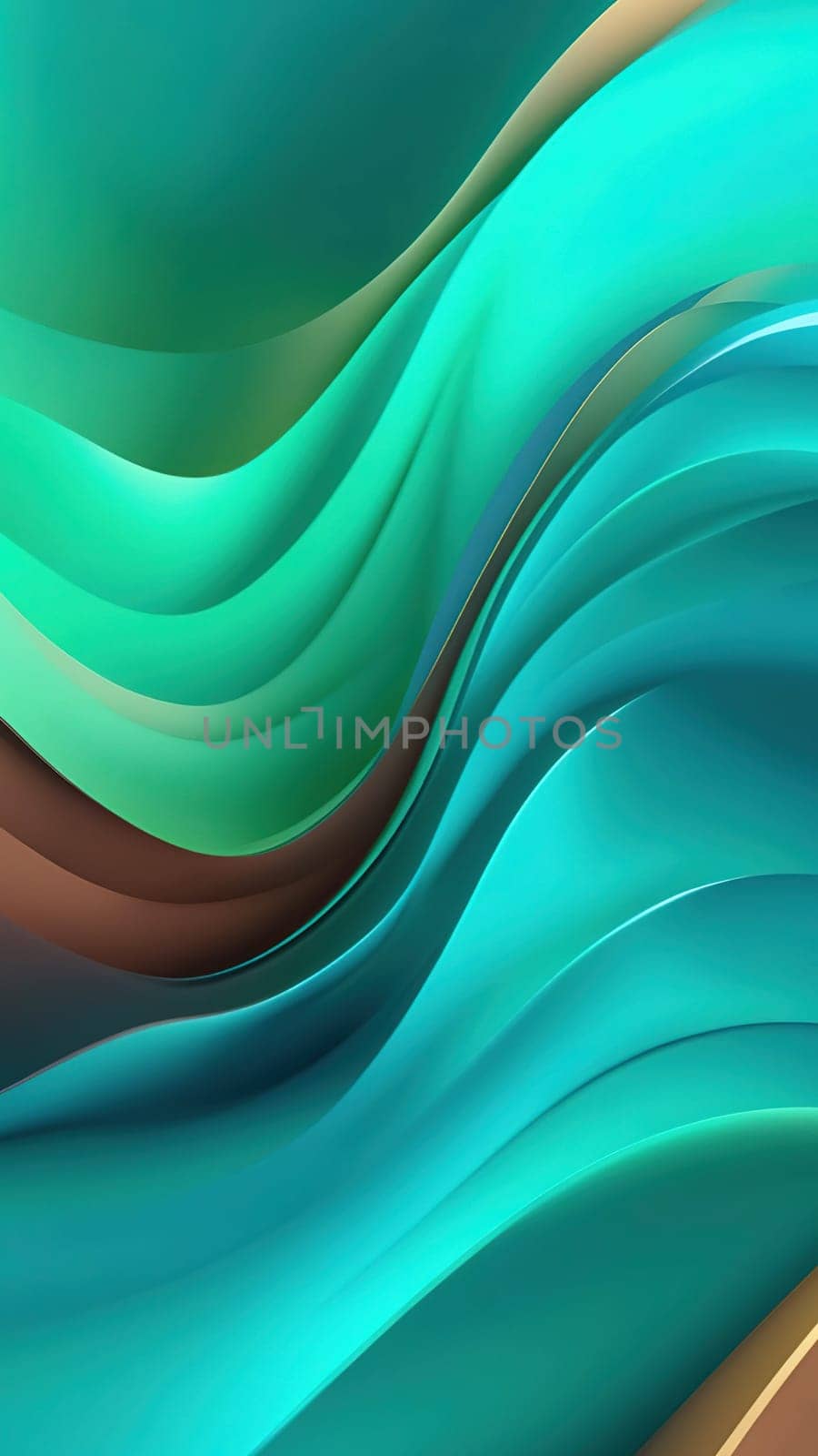 3d rendering of abstract wavy background. by yilmazsavaskandag