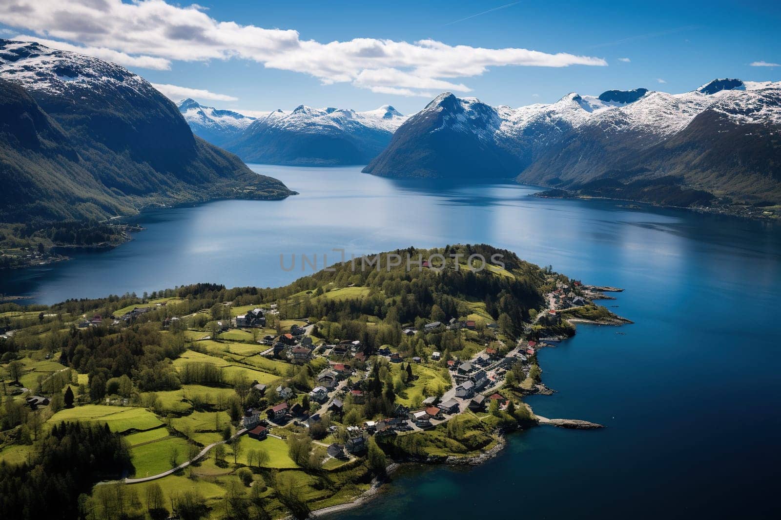 Spectacular view of the fjord.