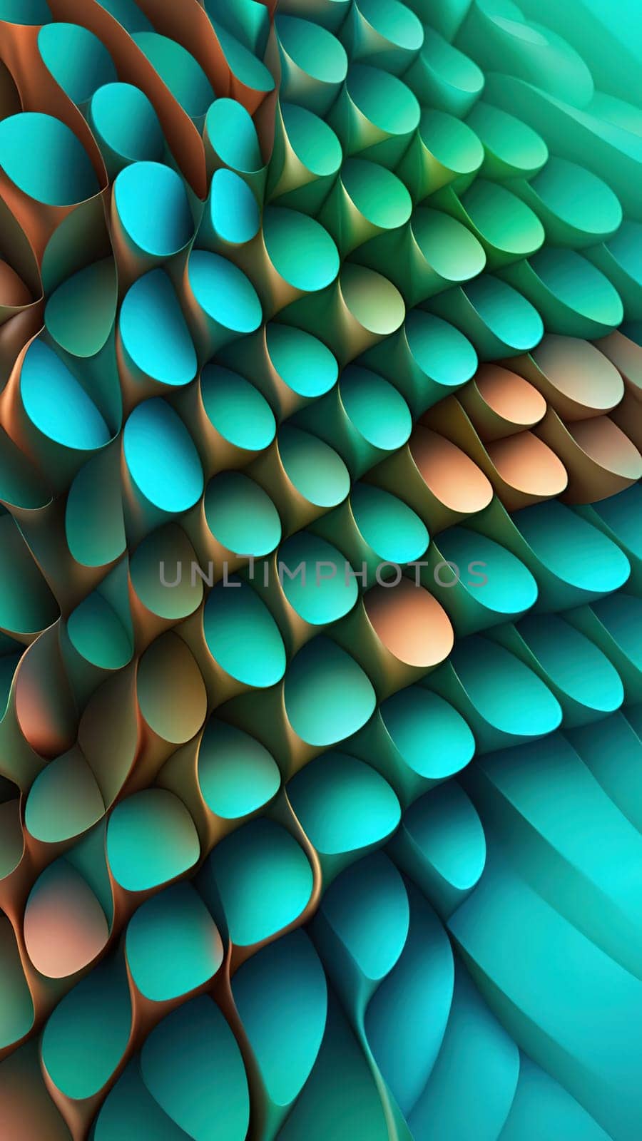 Abstract colorful background. Computer generated 3D photo rendering. Futuristic design by yilmazsavaskandag