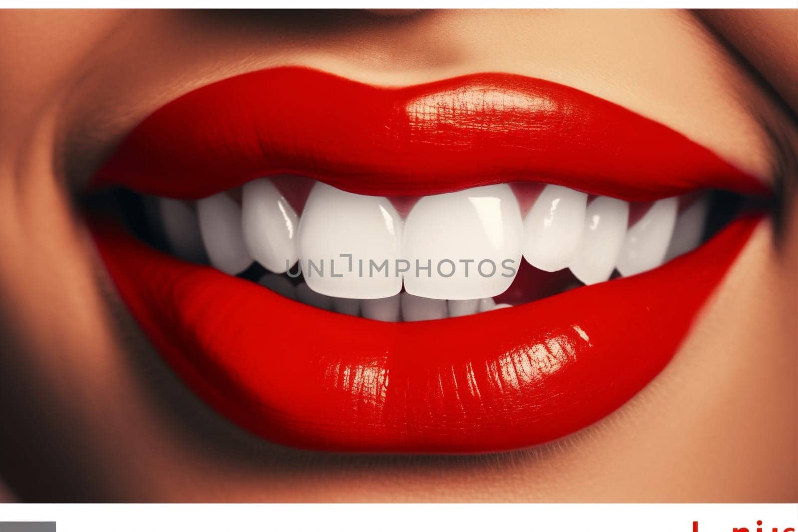 woman face toothpaste teeth illustration art pop graphic beautiful retro design open closeup mouth red lip poster fashion background beauty lipstick. Generative AI.