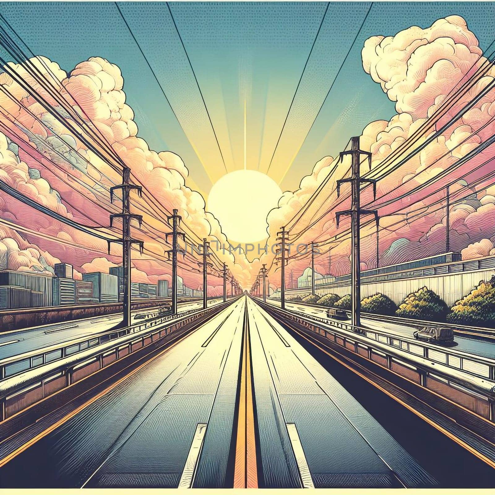 Power lines for the energy supply