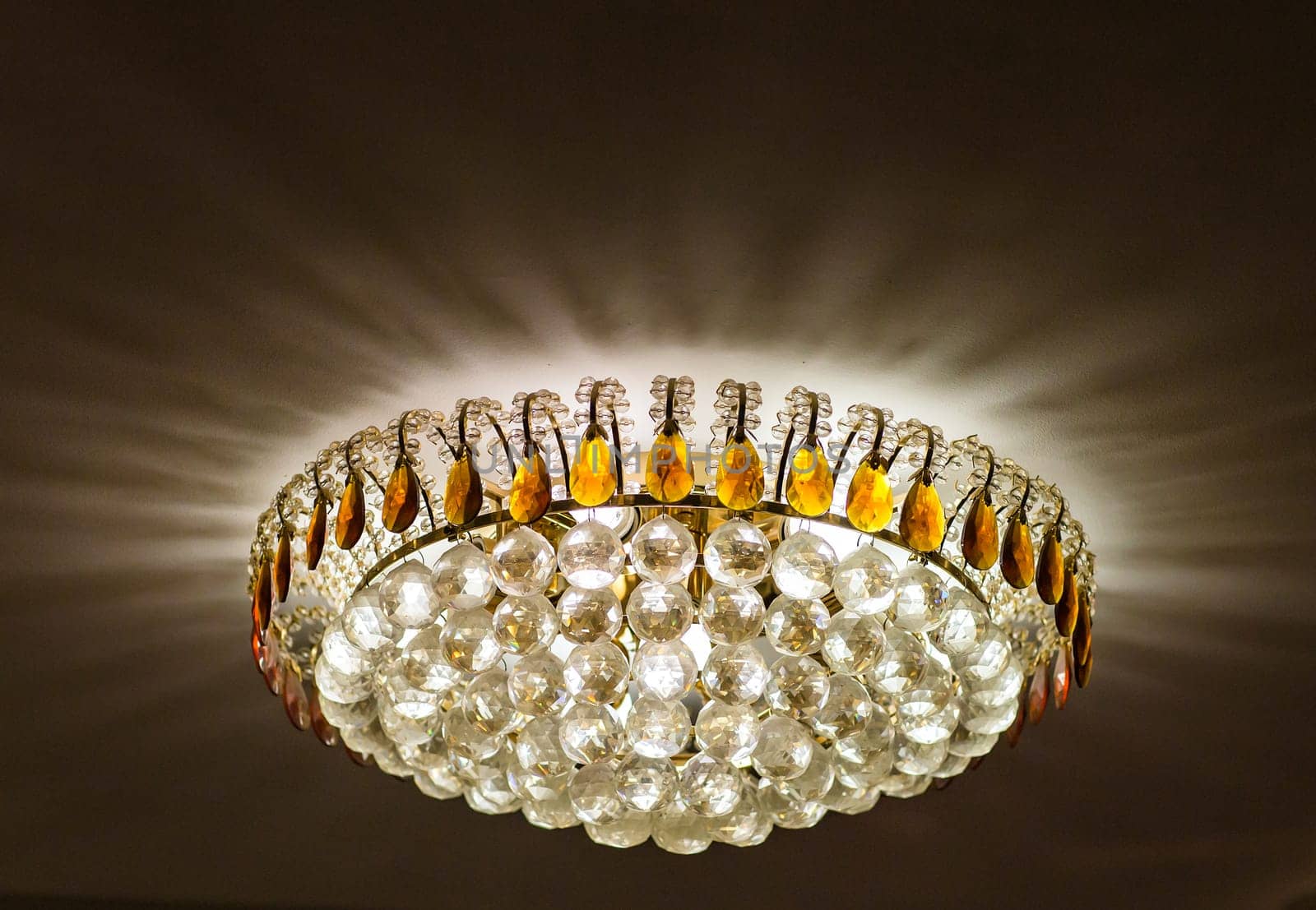 Chrystal chandelier close-up. by Satura86