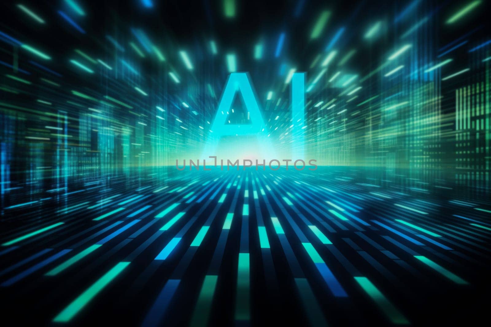 Artificial Intelligence Network, Big data,Digital technology, innovation future data, machine learning, and AI algorithms, in extracting valuable insights and patterns from the vast sea of information by Manastrong