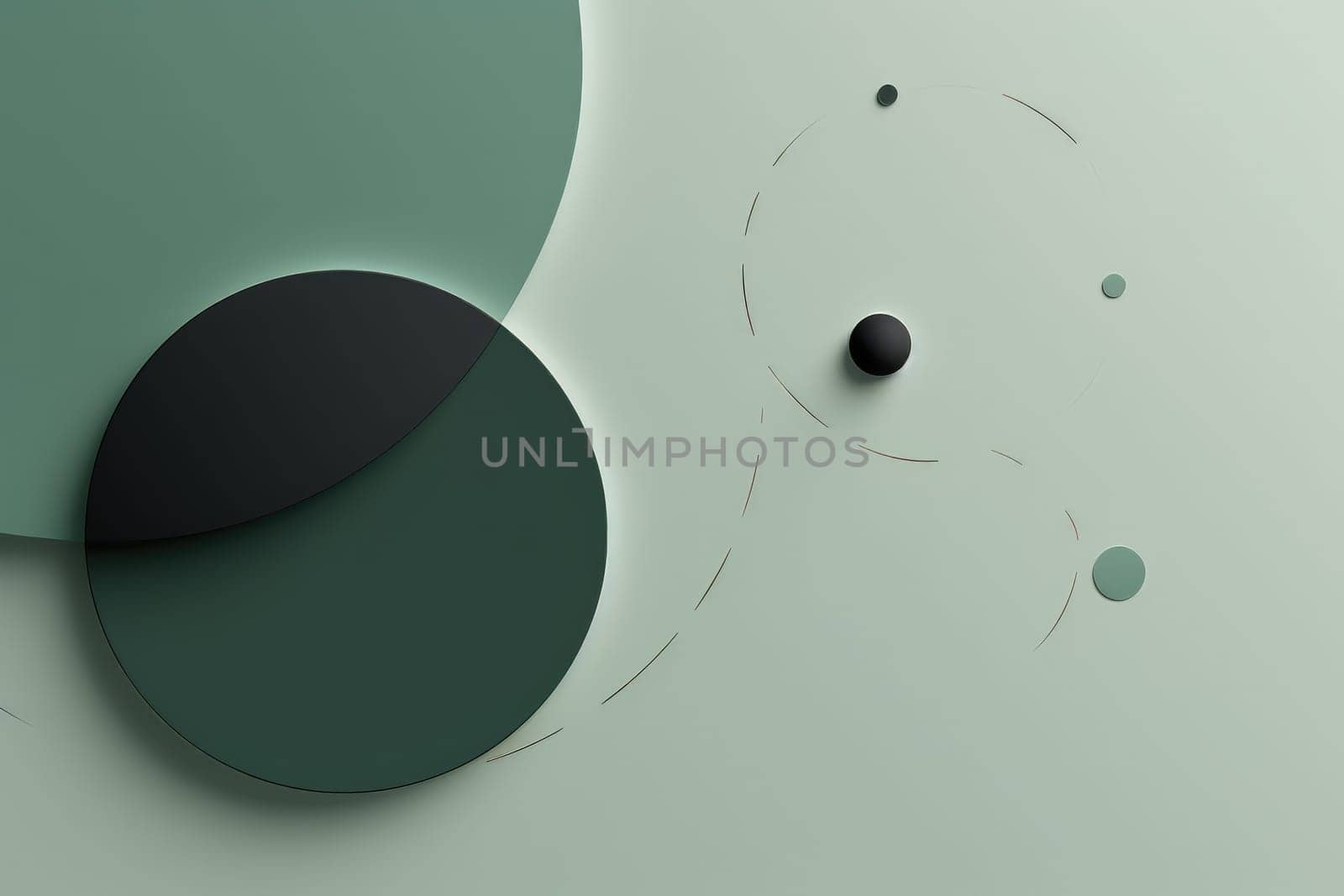 Abstract Minimal background with pastel colour. Generative AI by itchaznong