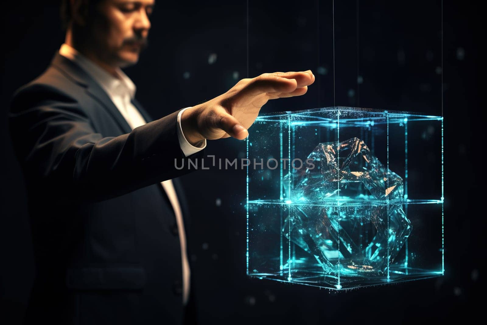 data network connect , Blockchain technology, futuristic global networking.