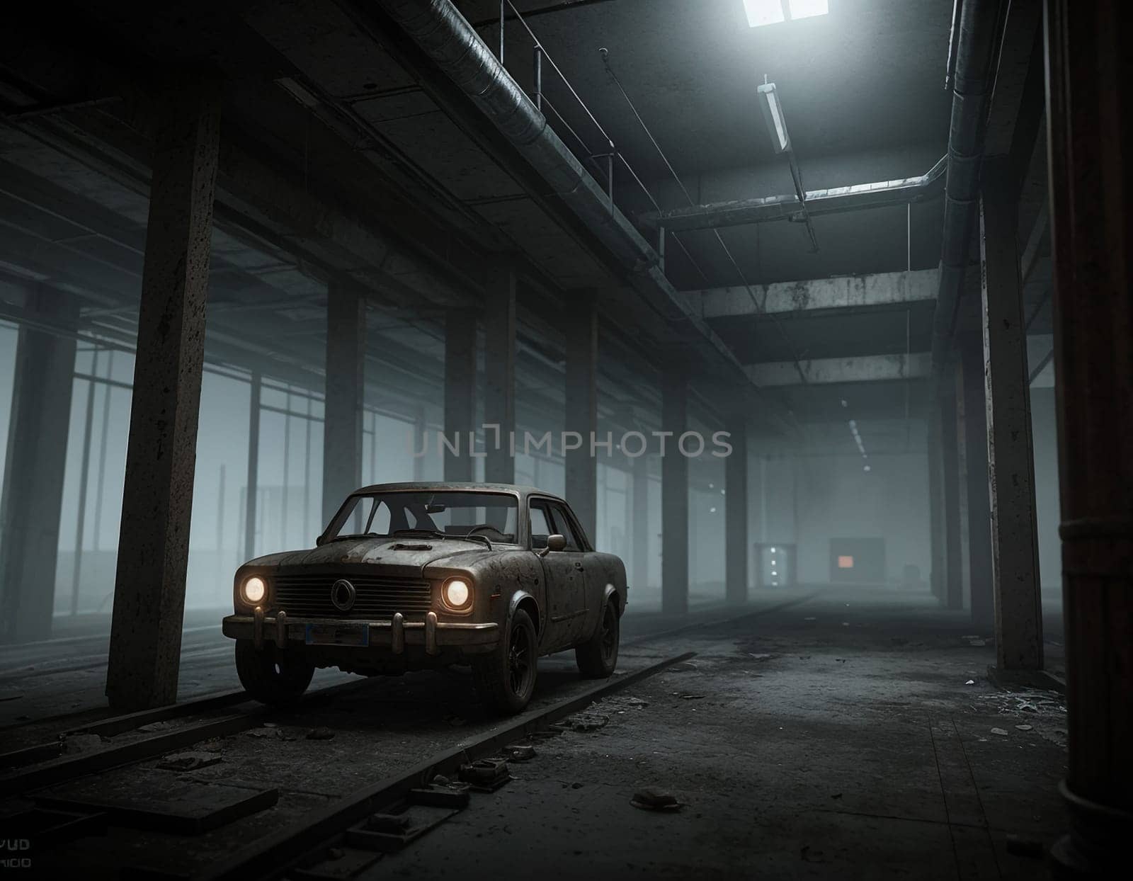 A car on the abandoned Factory by NeuroSky