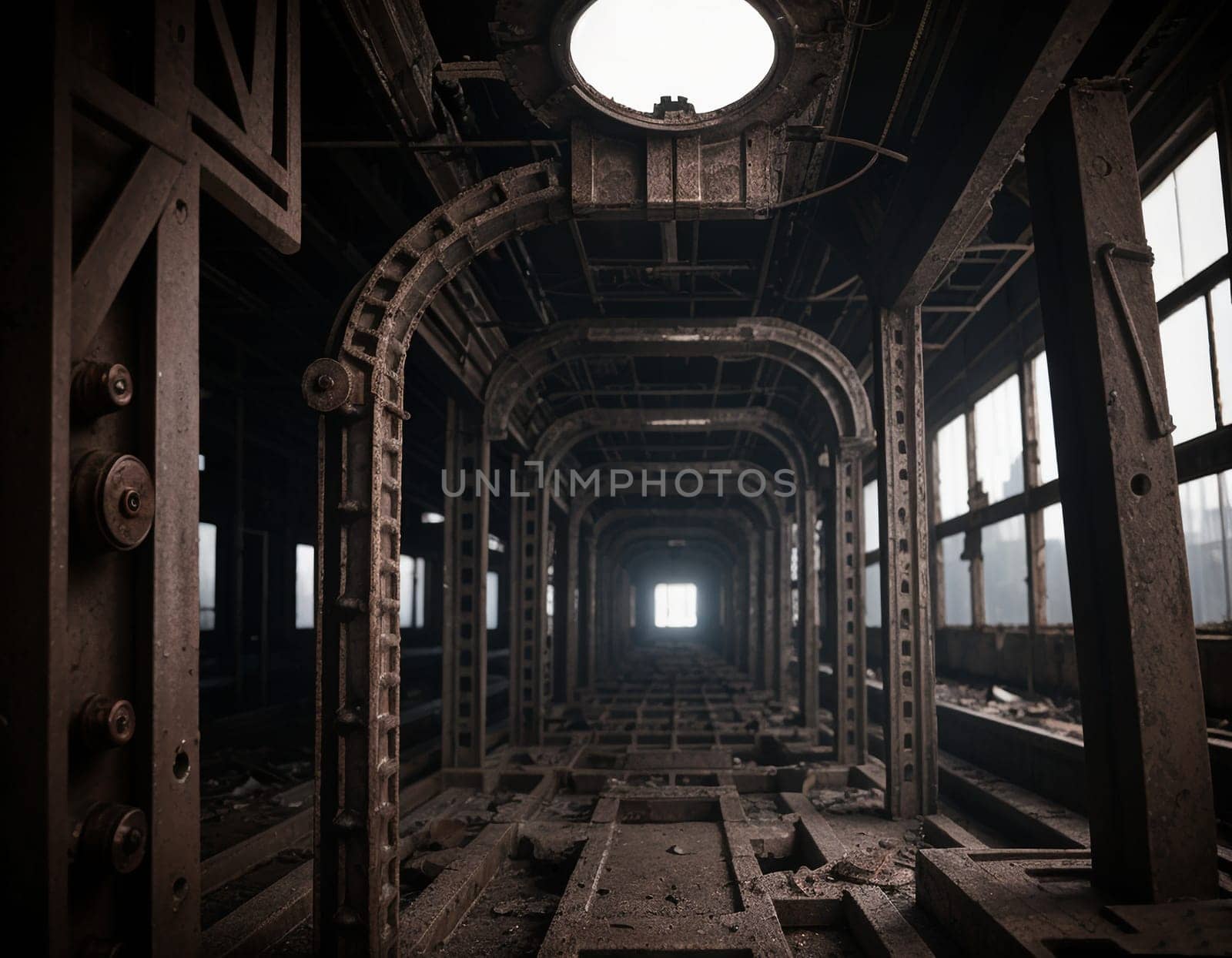 A gloomy abandoned factory by NeuroSky