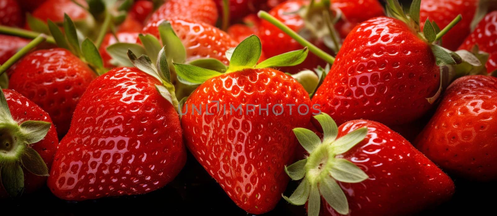 Strawberries background. Strawberry Food background. High quality photo