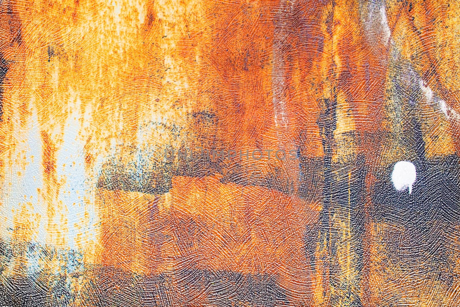 Grunge texture pattern of a rusty wall on paper wallpaper. by Sviatlana