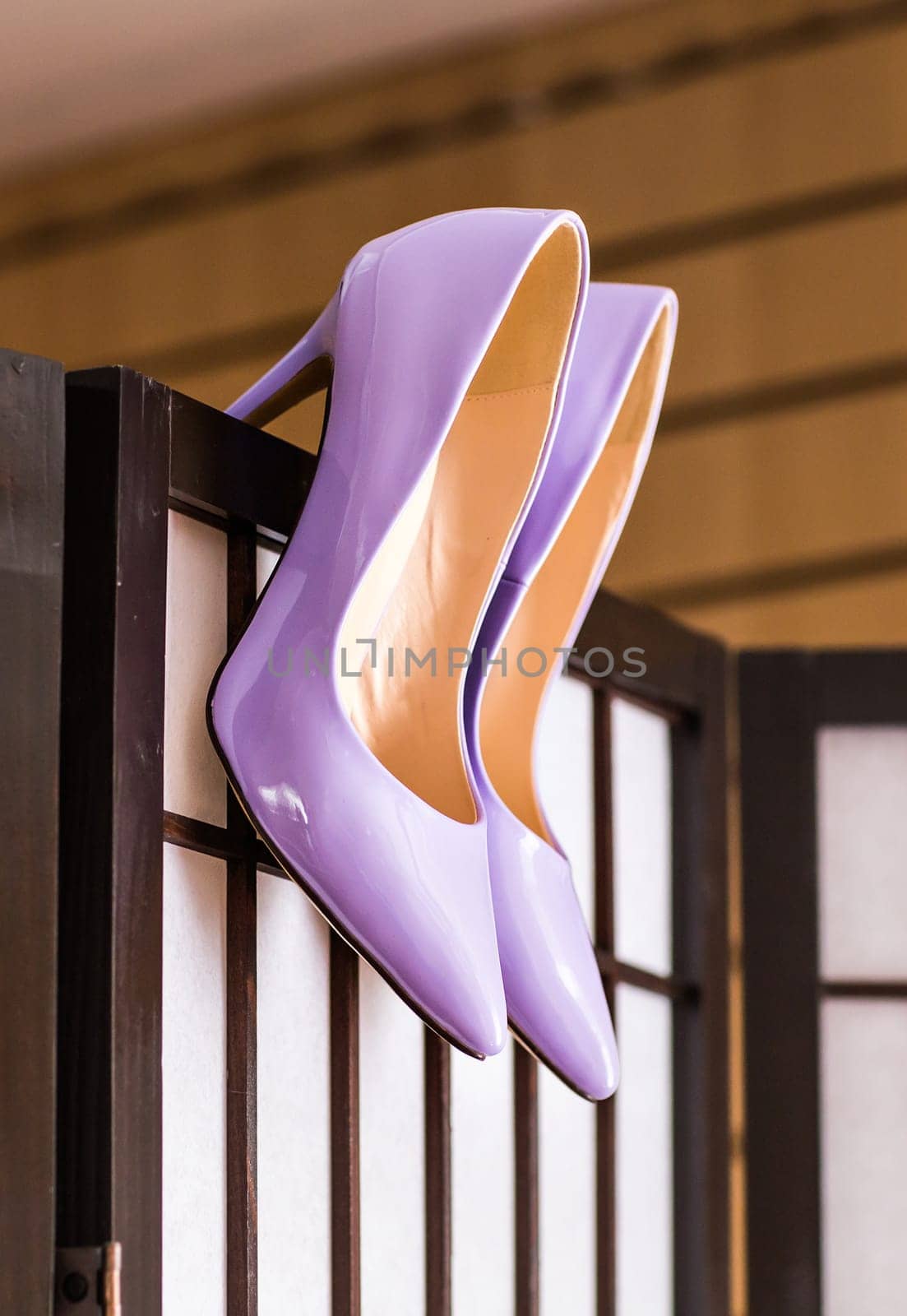 purple shoes on high heels by Satura86